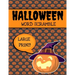 Halloween Word Scramble: Large Print Word Scramble Books, Halloween Puzzle Book For Adults