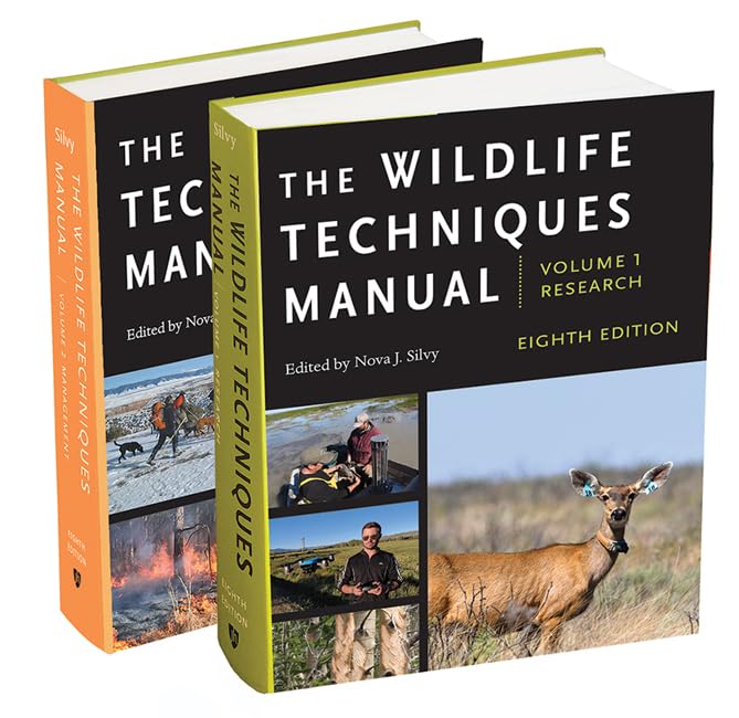 The Wildlife Techniques Manual: Volume 1: Research. Volume 2: Management. (Volumes 1 and 2)
