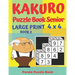 Kakuro Puzzle Book Senior - Large Print 4 x 4 - Book 2: Brain Games For Seniors - Mind Teaser Puzzles For Adults - Logic Games For Adults