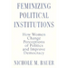 Feminizing Political Institutions: How Women Change Perceptions of Politics and Improve Democracy