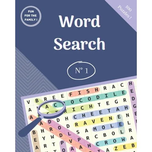 Word Search: 100 Page, 8×10