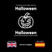 Halloween: First Halloween words in English and Spanish