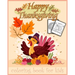 Thanksgiving: Thanksgiving coloring book 30 pages to color for kids