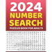 2024 Number Search Puzzles Book for Adults: Number Search Puzzles for Adults Large Print, 1500+ Number to Find