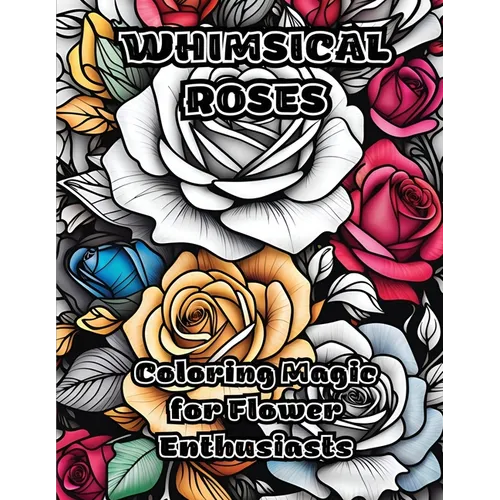 Whimsical Roses: Coloring Magic for Flower Enthusiasts