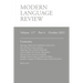 Modern Language Review (117: 4) October 2022