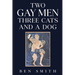 Two Gay Men Three Cats and a Dog