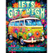 Lets Get High and Color: A Stoner's Coloring Book Adventure Featuring Trippy Art, Weed Themes, and Cartoon Characters - Unleash Your Creativity!