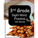 3rd Grade Sight Word Practice: 125 Words