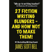 27 Fiction Writing Blunders - And How Not To Make Them!