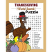 Thanksgiving Word Search Puzzle: 500 Word List Puzzles To Celebrate Thanksgiving and Fall Season I Holiday Fun and Gift for Puzzle Lovers.