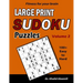 Fitness for your brain: Large Print SUDOKU Puzzles: 100+ Easy to Hard Puzzles - Train your brain anywhere, anytime!