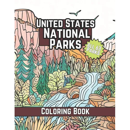 United States National Parks Coloring Book