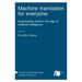 Machine translation for everyone