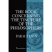 The Book Concerning the Tincture of the Philosophers