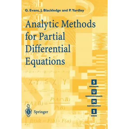 Analytic Methods for Partial Differential Equations