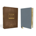 Nasb, Thinline Bible, Large Print, Genuine Leather, Buffalo, Blue, Red Letter Edition, 1995 Text, Comfort Print