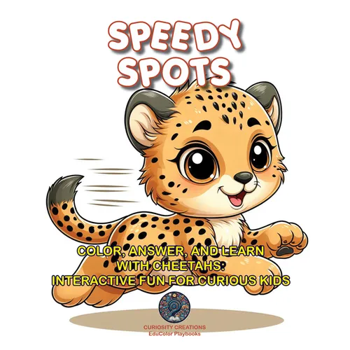 Speedy Spots: Color, Answer, and Learn with Cheetahs: Interactive Fun for Curious Kids