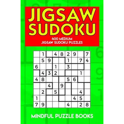 Jigsaw Sudoku: 400 Medium Jigsaw Sudoku Puzzles