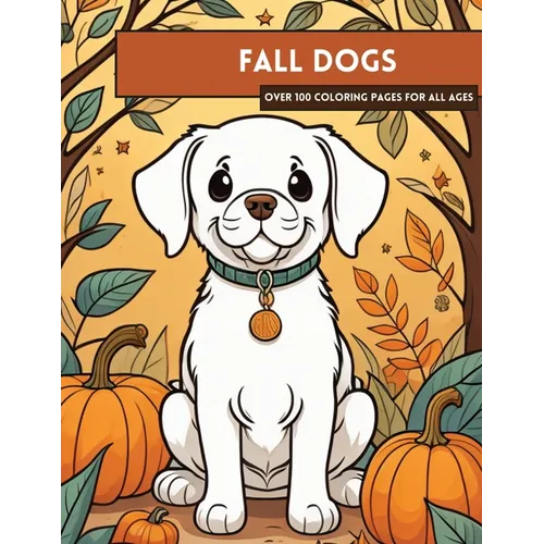 Fall Puppies Coloring Book