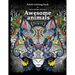Adult Coloring Book: Awesome animals