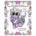 Sherri Baldy My Besties Miss Prissy Kitty Cat Coloring Book