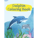 Dolphin Coloring Book - 45 coloring pages - Large sized 8,5 x 11 inch pages