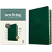 NLT Large Print Thinline Reference Bible, Filament Enabled (Leatherlike, Evergreen Mountain, Indexed, Red Letter)