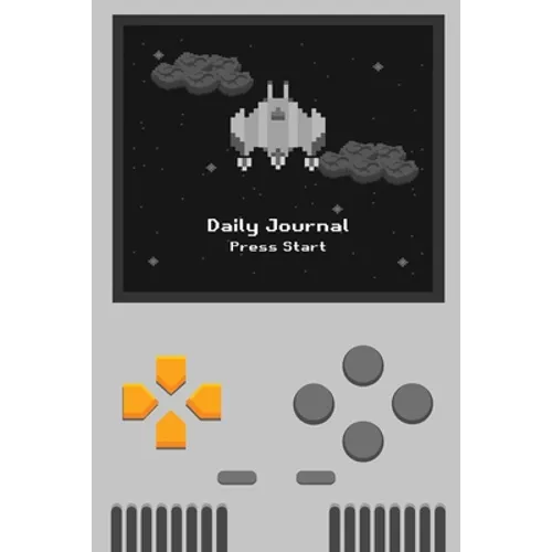 8Bit Daily Planner & Journal: Video Game Themed Journal Planner with Gratitude 120 pages 6x9 for Kids