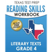 TEXAS TEST PREP Reading Skills Workbook Literary Texts Grade 4: Preparation for the STAAR Reading Tests
