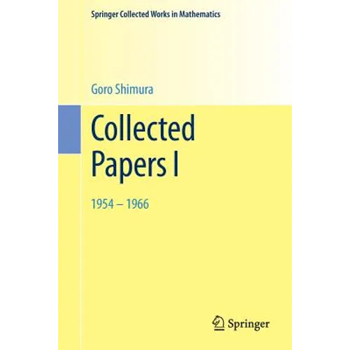 Collected Papers I: 1954 - 1966
