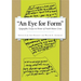 An Eye for Form": Epigraphic Essays in Honor of Frank Moore Cross