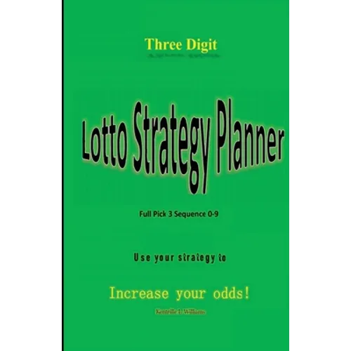 Three Digit Lotto Strategy Planner Full Pick 3 Sequence