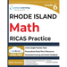 Rhode Island Comprehensive Assessment System Test Prep: 6th Grade Math Practice Workbook and Full-length Online Assessments: RICAS Study Guide