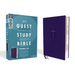 Niv, Quest Study Bible, Personal Size, Leathersoft, Blue, Comfort Print: The Only Q and A Study Bible
