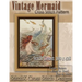 Vintage Mermaid Cross Stitch Pattern