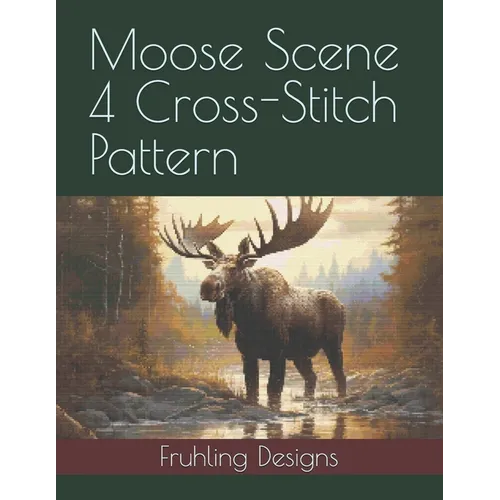 Moose Scene 4 Cross-Stitch Pattern