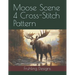 Moose Scene 4 Cross-Stitch Pattern