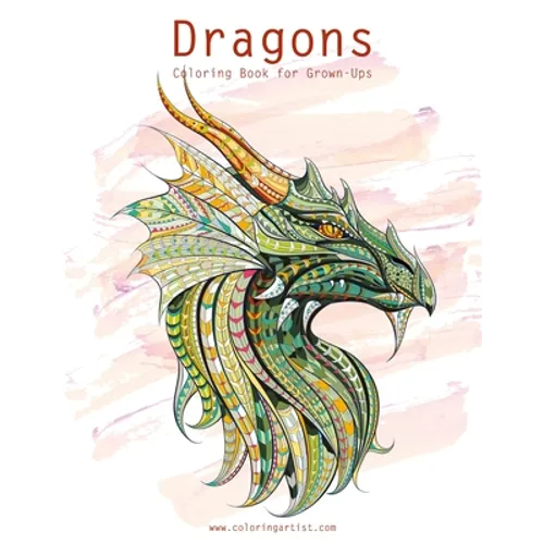 Dragons Coloring Book for Grown-Ups 1 & 2