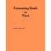 Formatting Briefs in Word