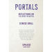 Portals: Reflections on the Spirit in Matter
