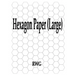 Hexagon Paper (Large): 100 Pages 8.5" X 11"
