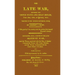 The Late War between the United States and Great Britain: Rogershaven Facsimile Edition