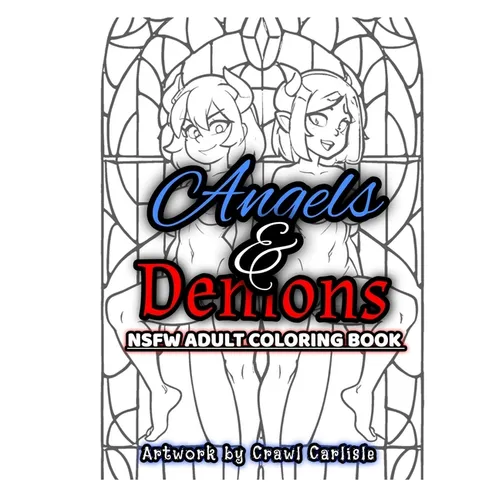 Angels & Demons: NSFW Adult Coloring Book