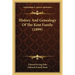 History And Genealogy Of The Kent Family (1899)