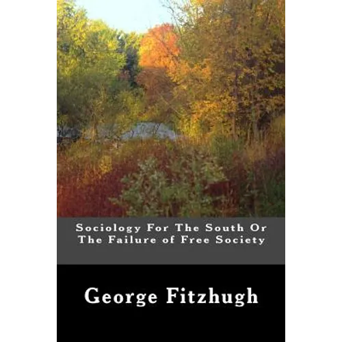 Sociology For The South Or The Failure of Free Society