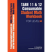TABE 11 and 12 Consumable Student Math Workbook for Level M