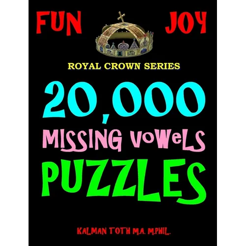 20,000 Missing Vowels Puzzles