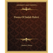 Poems of Judah Halevi
