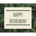 Happy Retirement Guest Book (Hardcover): Guestbook for retirement, message book, memory book, keepsake, landscape, retirement book to sign, gardening